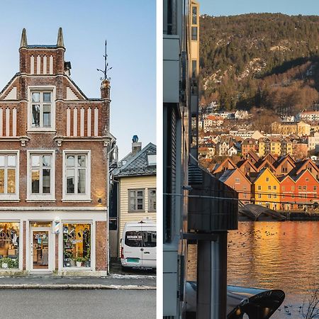 Live In Historic Building - View To Bryggen Apartment Bergen Bagian luar foto
