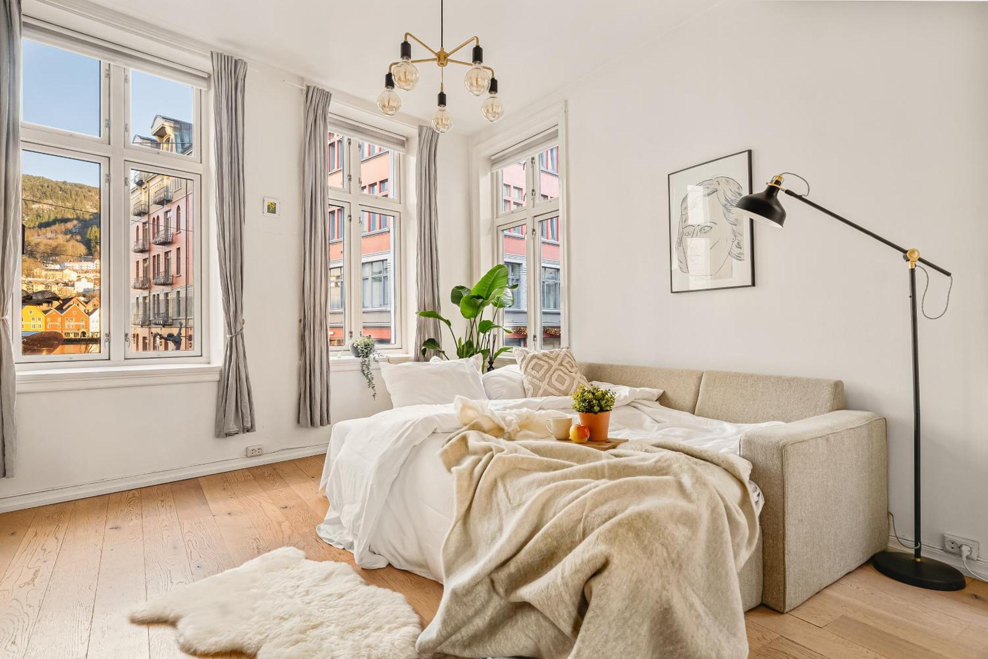 Live In Historic Building - View To Bryggen Apartment Bergen Bagian luar foto