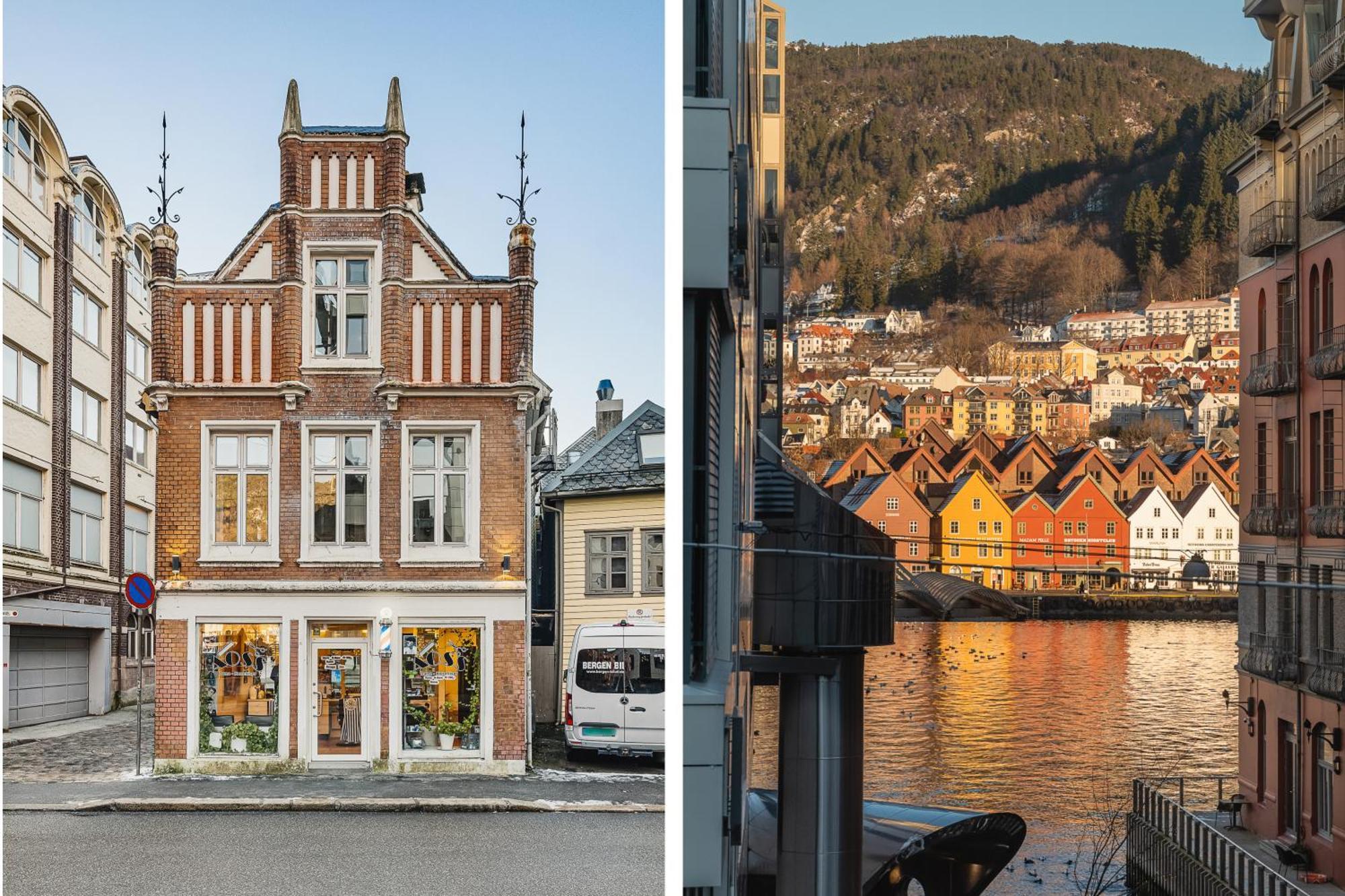 Live In Historic Building - View To Bryggen Apartment Bergen Bagian luar foto